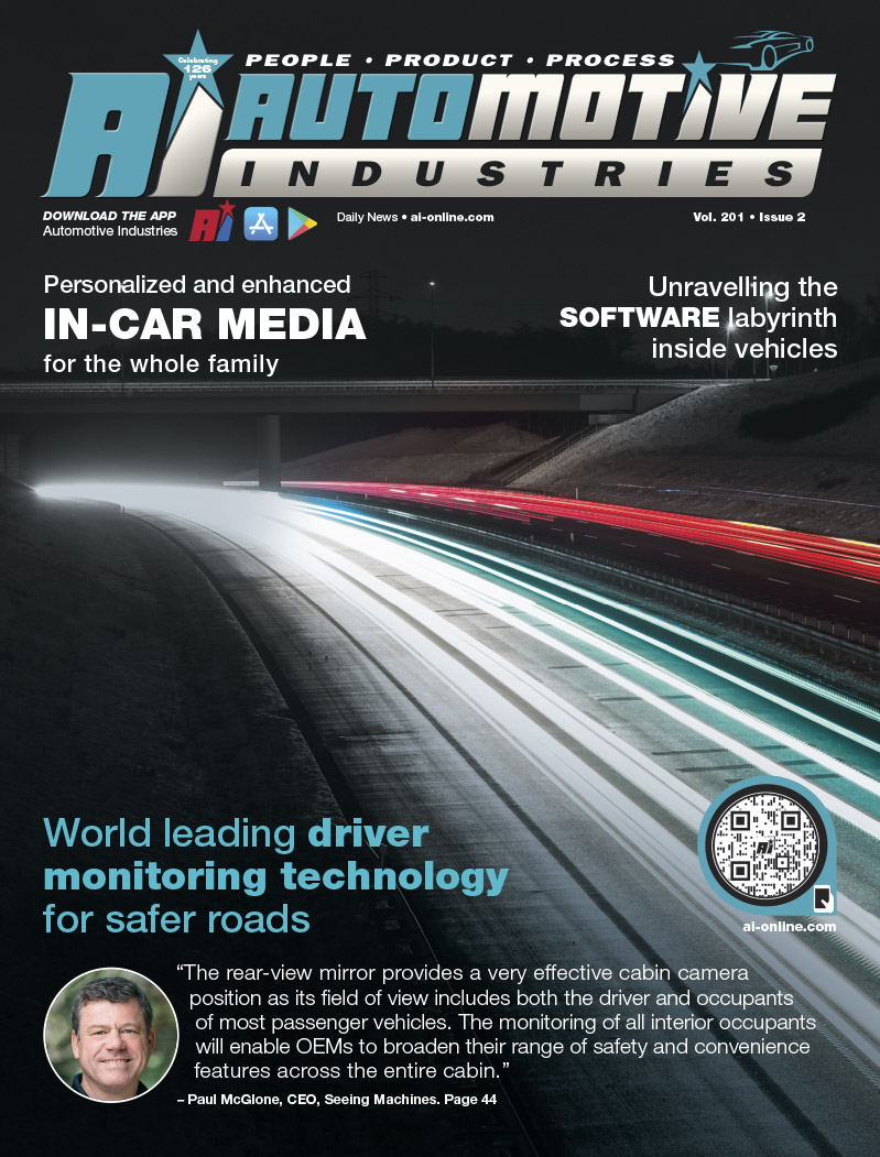Automotive Industries Issue 201 Seeing Machines Front Cover